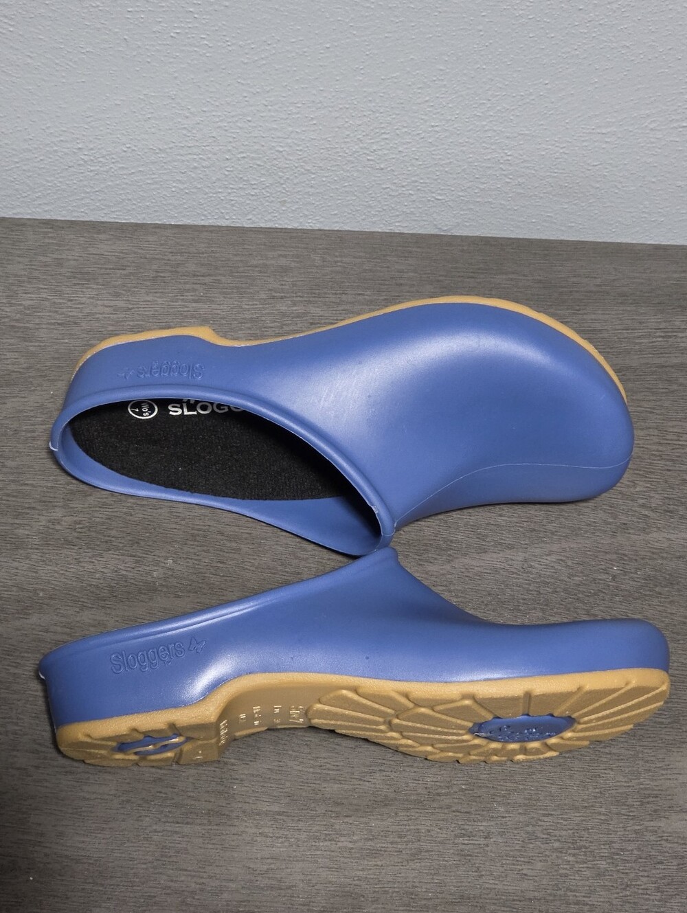 SLOGGERS Garden Clogs Womens Size 7 Blue Waterproof Slip On Work Shoes - Picture 8 of 12